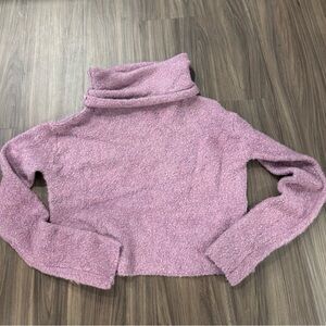 Free People Lavender Cowl Neck Sweater